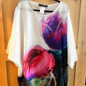 Marina Rinaldi silk top